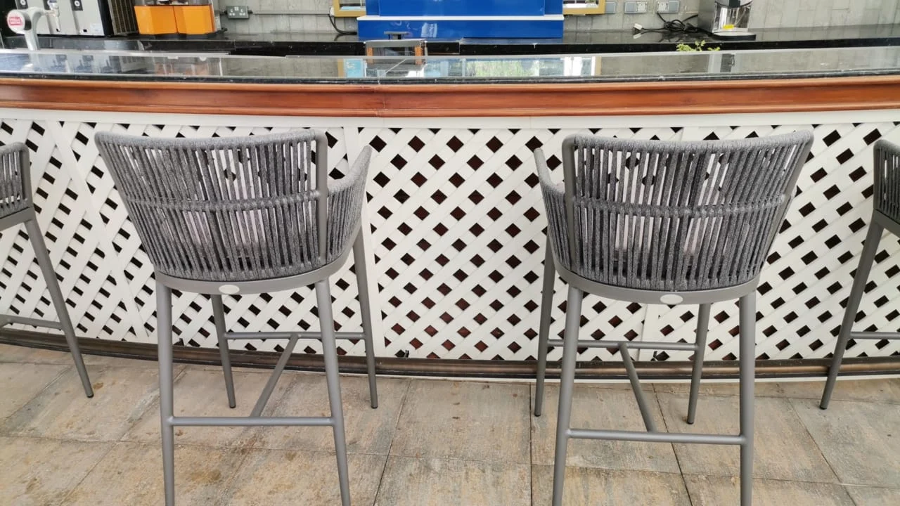 Outdoor bar chairs